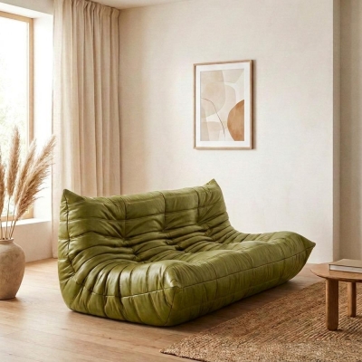 Καναπές τριθέσιος Nextdeco Togo eco leather χακί Υ70x174x102εκ. Καναπές τριθέσιος Nextdeco Togo eco leather χακί Υ70x174x102εκ.