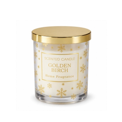 Αρωματικό κερί σε γυάλινο δοχείο Golden Birch Υ10xØ8,5εκ.