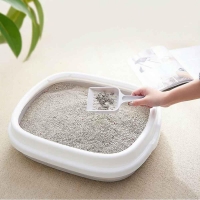 Τουαλέτα γάτας ανοιχτή με φτυαράκι 48×40×14εκ.