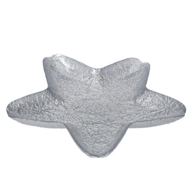 Γυάλινη πιατέλα αστέρι διάφανο ∅30xΥ4εκ. Γυάλινη πιατέλα αστέρι διάφανο ∅30xΥ4εκ.