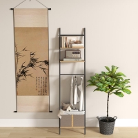 Σκάλα κρεμάστρα οργάνωσης ρούχων Nextdeco Tower με ράγες και ράφια Υ161,5x40x30εκ Σκάλα κρεμάστρα οργάνωσης ρούχων Nextdeco Tower με ράγες και ράφια Υ161,5x40x30εκ