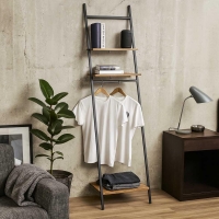 Σκάλα κρεμάστρα οργάνωσης ρούχων Nextdeco Tower με ράγες και ράφια Υ161,5x40x30εκ Σκάλα κρεμάστρα οργάνωσης ρούχων Nextdeco Tower με ράγες και ράφια Υ161,5x40x30εκ