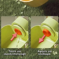 Μπουκάλι ταΐσματος 200ml - νερού 350ml για κατοικίδια πράσινο