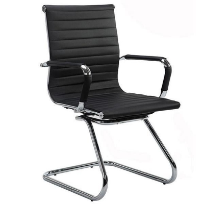 Καρέκλα επισκέπτη Nextdeco μαύρη 110χ64x94εκ.