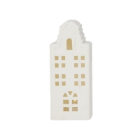 Σπιτάκι LED κεραμικό Υ15,5εκ καμπυλωτή στέγη Σπιτάκι LED κεραμικό Υ15,5εκ καμπυλωτή στέγη