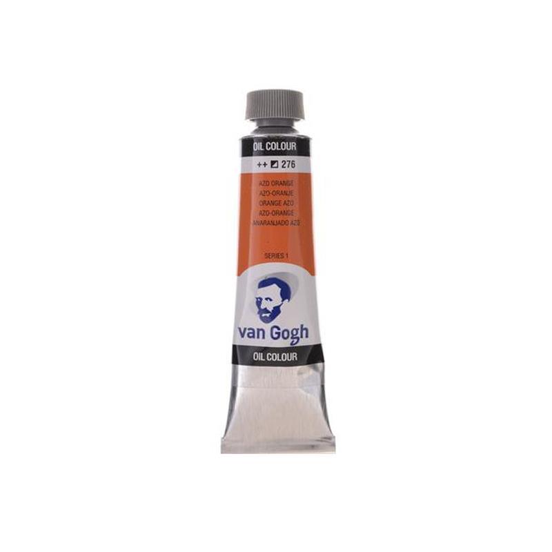 Talens van gogh χρώμα λαδιού 276 orange azo 20ml