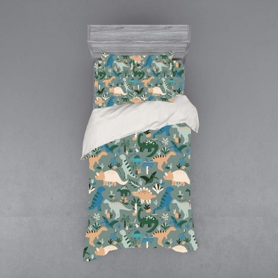 Σετ παιδικά σεντόνια μονά dinosaurs από 100% βαμβάκι 170x260εκ. Σετ παιδικά σεντόνια μονά dinosaurs από 100% βαμβάκι 170x260εκ.