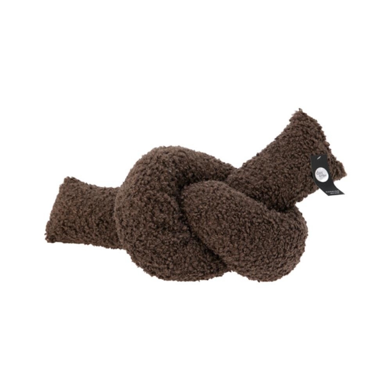 Μαξιλάρι κόμπος καφέ σκούρο 150x12εκ. Μαξιλάρι κόμπος καφέ σκούρο 150x12εκ.