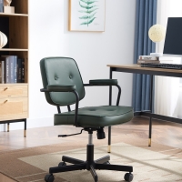 Καρέκλα γραφείου Nextdeco πράσινη Υ77-87x62.5x60,5εκ,