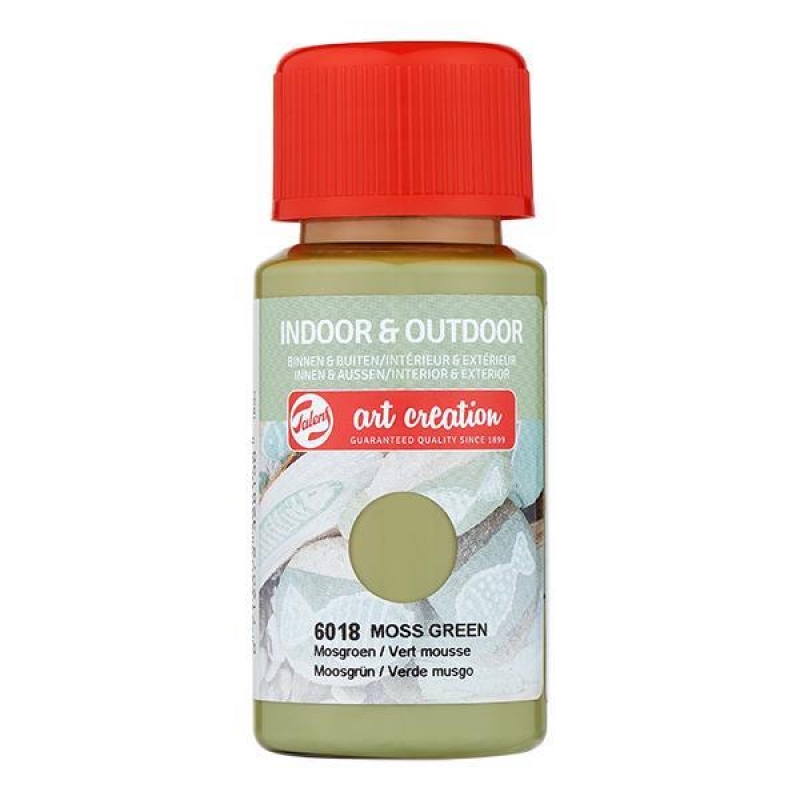 Talens χρώμα indoor/outdoor 6018 moss green 50ml Talens χρώμα indoor/outdoor 6018 moss green 50ml