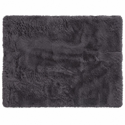 Χαλί γούνινο polyester γκρι 90x60εκ. Χαλί γούνινο polyester γκρι 90x60εκ.