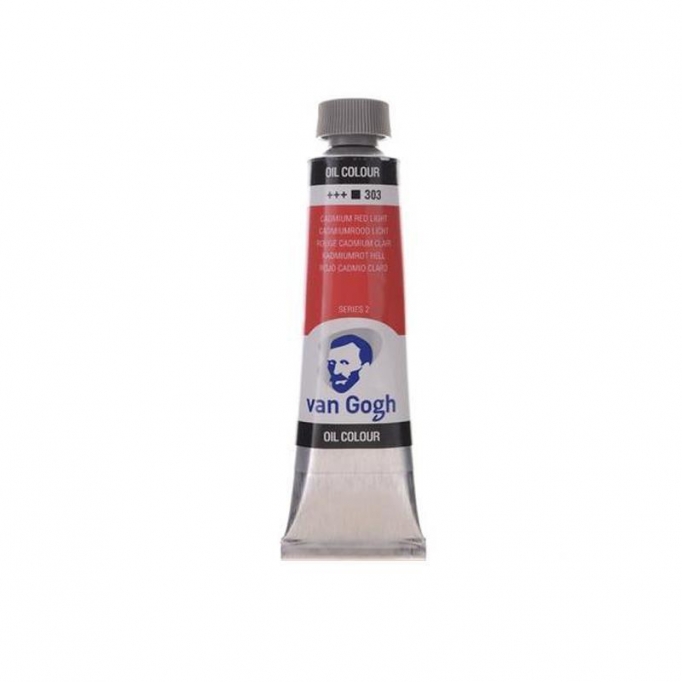 Talens van gogh χρώματα λαδιού 60ml (303-Cadmium red light)