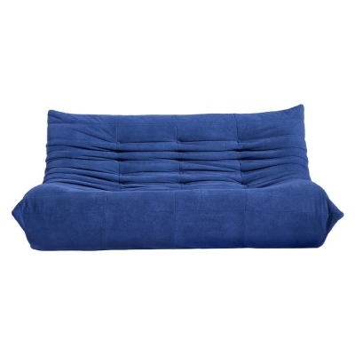 Compressed Nextdeco καναπές τριθέσιος Togo μπλε Υ70x174x102εκ.