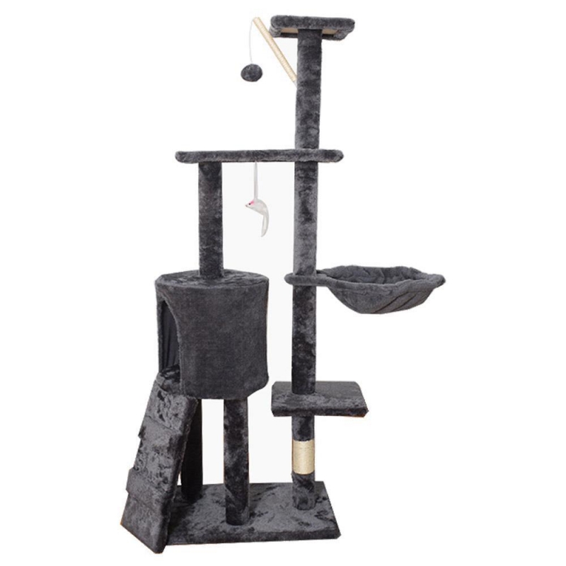 Γατόδεντρο - Ονυχοδρόμιο με πολλαπλά επίπεδα MDF Υ138×48×34εκ.