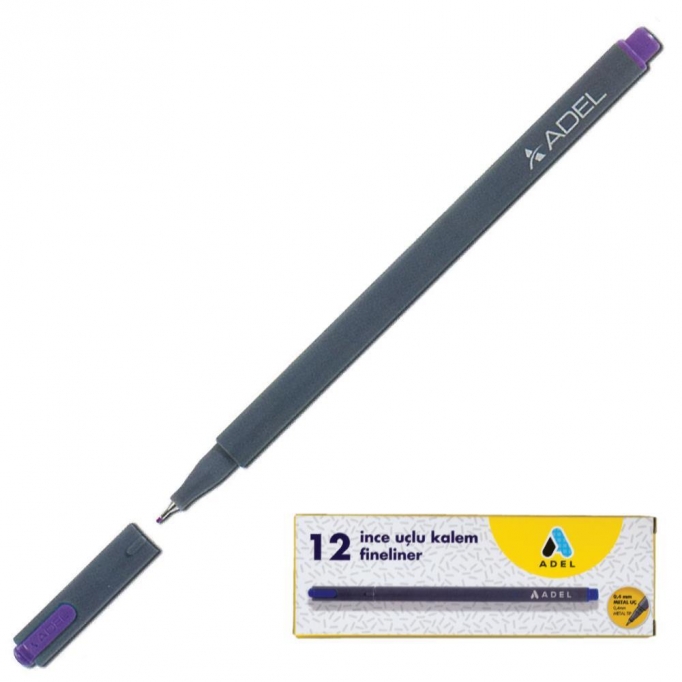 Adel μαρκαδόρος fineliner 0.4mm μωβ