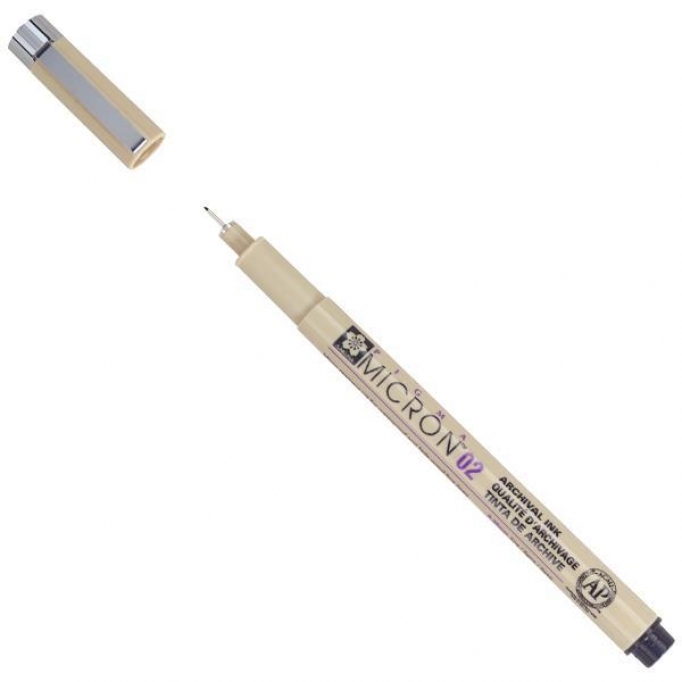 Sakura Pigma Micron μαρκαδόρος σχεδίου 02 0.3 mm μαύρο