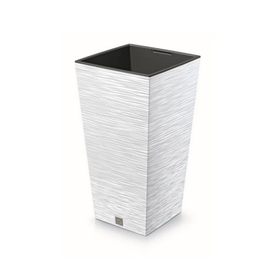 Γλάστρα - κασπώ FURU λευκό Y55x29,5x29,5εκ