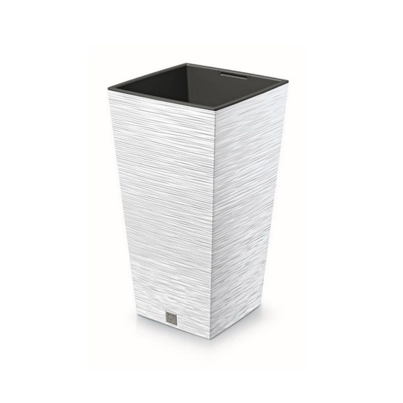 Γλάστρα - κασπώ FURU λευκό Y55x29,5x29,5εκ