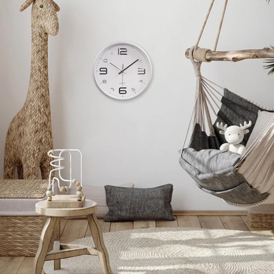 Ρολόι τοίχου λευκό Ø30.5εκ. Ρολόι τοίχου λευκό Ø30.5εκ.