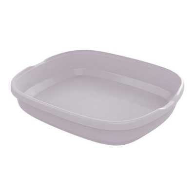 Τουαλέτα γάτας χαμηλή γκρι Υ6×46×38εκ.