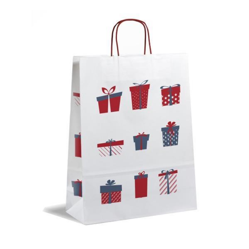 Next χάρτινη τσάντα "Christmas white" Υ22x18x8εκ. Next χάρτινη τσάντα "Christmas white" Υ22x18x8εκ.