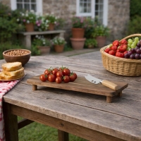 Πλατώ σερβιρίσματος ξύλινο Υ3,8x36x14,5εκ.