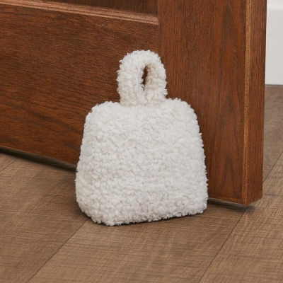 Στοπ πόρτας εκρού 17x7x16εκ.