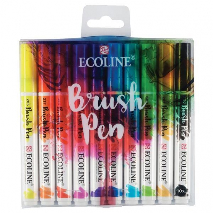 Talens ecoline brushpen σετ 10 τεμ.