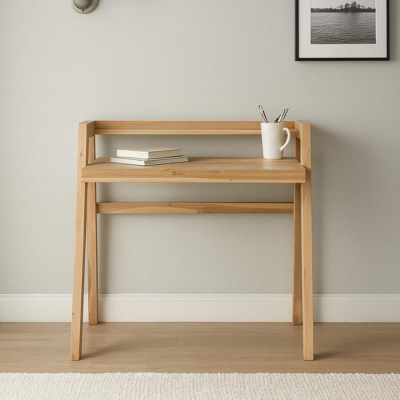 Γραφείο Nextdeco ανακυκλωμένο ξύλο teak Υ100x100x50εκ.