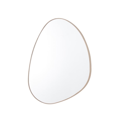 Καθρέφτης επιτοίχιος Nextdeco 80x60εκ πλαίσιο MDF φυσικό χρώμα