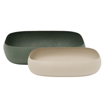 Μπωλ μεταλλικό ματ γκρι και πράσινο σετ 2ΤΜΧ Υ7xØ35εκ και Υ7xØ27εκ. Μπωλ μεταλλικό ματ γκρι και πράσινο σετ 2ΤΜΧ Υ7xØ35εκ και Υ7xØ27εκ.