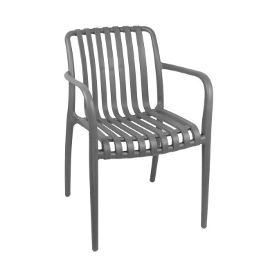 Καρέκλα πλαστική Urban Nextdeco γκρι PP UV protection Y80,5x54x58,5 εκ. Καρέκλα πλαστική Urban Nextdeco γκρι PP UV protection Y80,5x54x58,5 εκ.