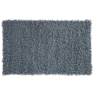 Χαλάκι μπάνιου Shaggy I γκρι 45x75εκ.