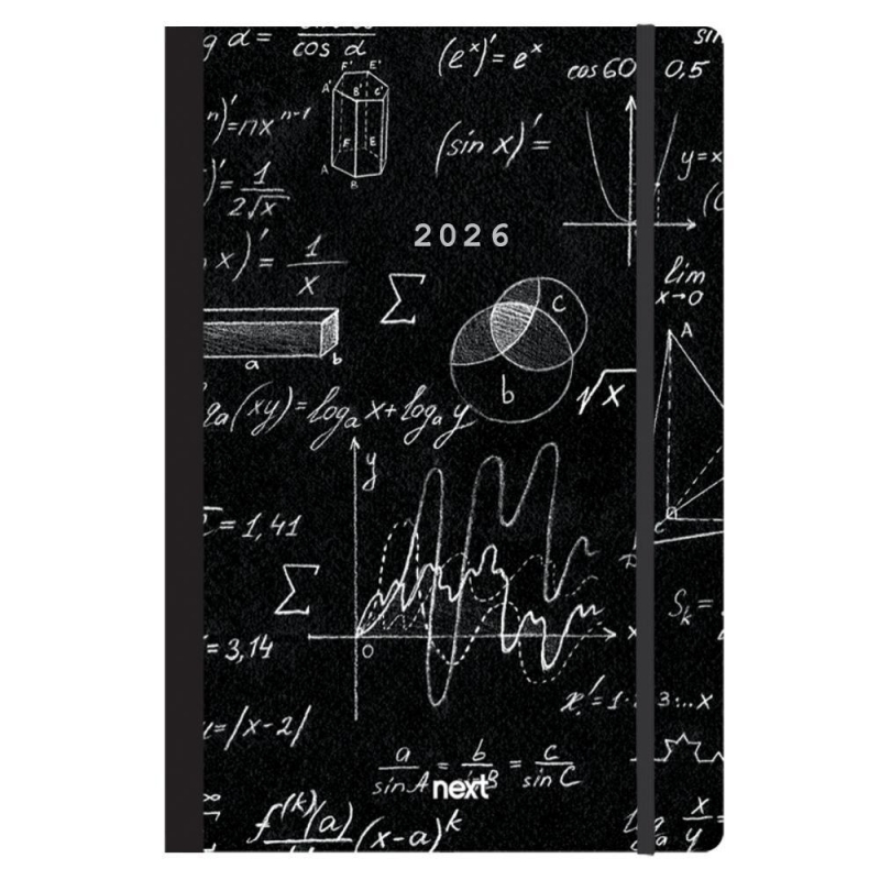 Next ημερολόγιο 2026 Trends Mathematics ημερήσιο flexi με λάστιχο 14x21εκ. Next ημερολόγιο 2026 Trends Mathematics ημερήσιο flexi με λάστιχο 14x21εκ.
