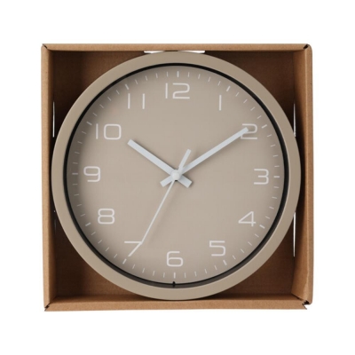 Ρολόι τοίχου μπεζ Ø20εκ. Ρολόι τοίχου μπεζ Ø20εκ.