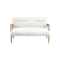 Καναπές διθέσιος Nextdeco Natural μασίφ ξύλο λευκός Υ78,5x127,6x72,5εκ. Καναπές διθέσιος Nextdeco Natural μασίφ ξύλο λευκός Υ78,5x127,6x72,5εκ.