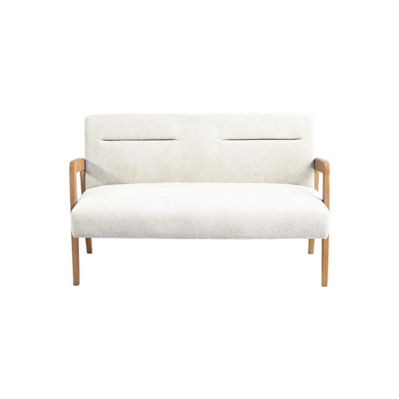 Καναπές διθέσιος Nextdeco Natural μασίφ ξύλο λευκός Υ78,5x127,6x72,5εκ. Καναπές διθέσιος Nextdeco Natural μασίφ ξύλο λευκός Υ78,5x127,6x72,5εκ.