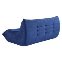 Compressed Nextdeco καναπές τριθέσιος Togo μπλε Υ70x174x102εκ.