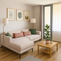 Καναπές γωνιακός Nextdeco Heming αριστερή γωνία γκρι-μπεζ Υ76x280x159εκ. Καναπές γωνιακός Nextdeco Heming αριστερή γωνία γκρι-μπεζ Υ76x280x159εκ.