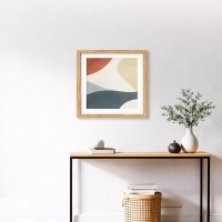 Κορνίζα τοίχου ξύλινη με ακρυλικό τζάμι 40x40εκ.