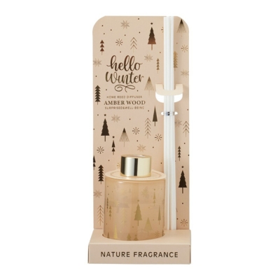 Αρωματικό χώρου diffuser Χριστουγεννιάτικο Amber Wood 100ml. Αρωματικό χώρου diffuser Χριστουγεννιάτικο Amber Wood 100ml.