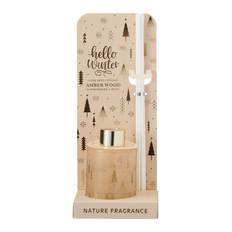 Αρωματικό χώρου diffuser Χριστουγεννιάτικο Amber Wood 100ml. Αρωματικό χώρου diffuser Χριστουγεννιάτικο Amber Wood 100ml.
