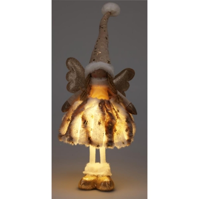 Αγγελάκι φωτιζόμενο LED χρυσό Υ50εκ. Αγγελάκι φωτιζόμενο LED χρυσό Υ50εκ.