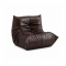 Πολυθρόνα Nextdeco Togo eco leather καφέ Υ70x97x85εκ.
