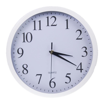 Ρολόι τοίχου Ø27εκ. λευκό Ρολόι τοίχου Ø27εκ. λευκό