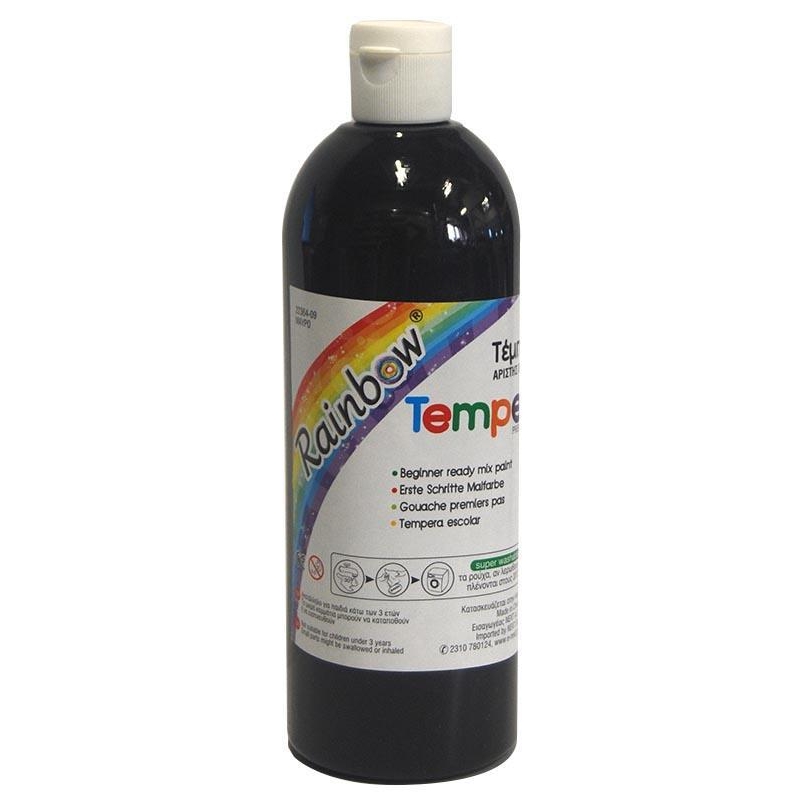 Rainbow τέμπερα μαύρη 500ml