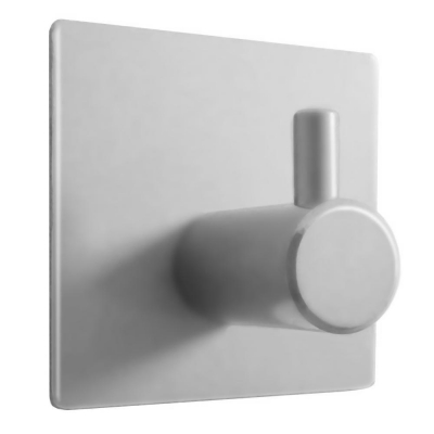 Αυτοκόλλητο άγκιστρο Υ3x4,5x4,5εκ. ασημί Αυτοκόλλητο άγκιστρο Υ3x4,5x4,5εκ. ασημί