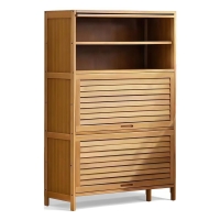 Παπουτσοθήκη 7 επιπέδων Nextdeco μπαμπού Υ106x60x32εκ. μικρή