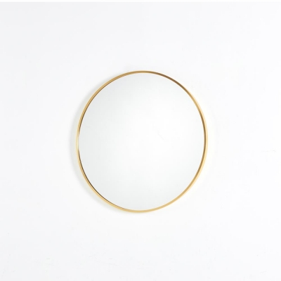 Καθρέφτης επιτοίχιος στρογγυλός Nextdeco χρυσό μεταλλικό πλαίσιο Ø50εκ. Καθρέφτης επιτοίχιος στρογγυλός Nextdeco χρυσό μεταλλικό πλαίσιο Ø50εκ.
