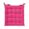 Μαξιλάρι καρέκλας τετράγωνο με δεσίματα ροζ 40×40εκ.